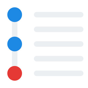 Index Flat Icon Vector, Colorful Coding and Programming Symbol for Developer and Web Design Concept