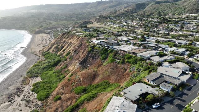 California Rancho Palos Verdes Aerial Shot Forward