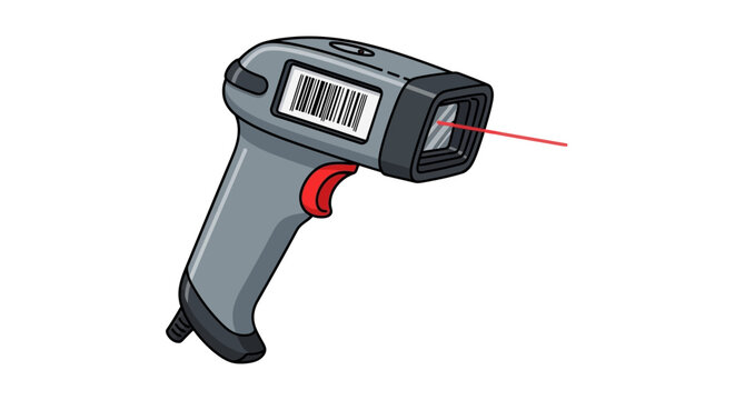Infrared Thermometer Gun with Red Laser Beam.