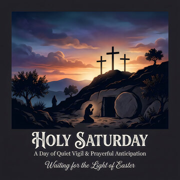 A day of quiet vigil and prayerful anticipation