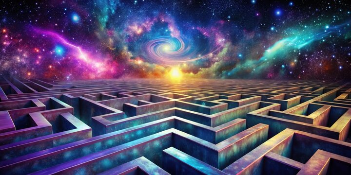 Cosmic Labyrinth A Journey Through the Infinite Maze of Stars and Nebulae