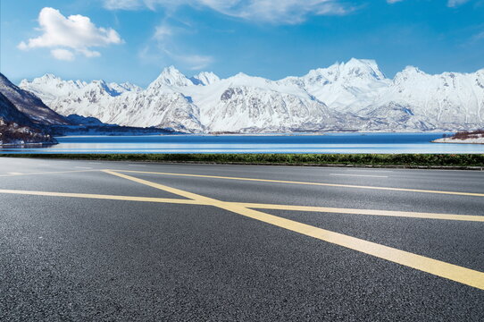 road in the mountains landscape nature outdoor travel