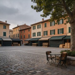 Fototapeta premium street in the old town of warsaw