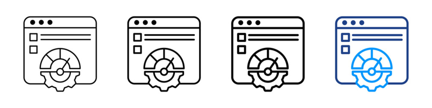 Status Indicator Icon Different Style Outline Collection Set.