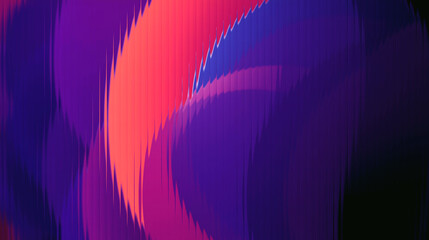 Obraz premium A vibrant abstract artwork featuring swirling purple and pink hues in a modern design