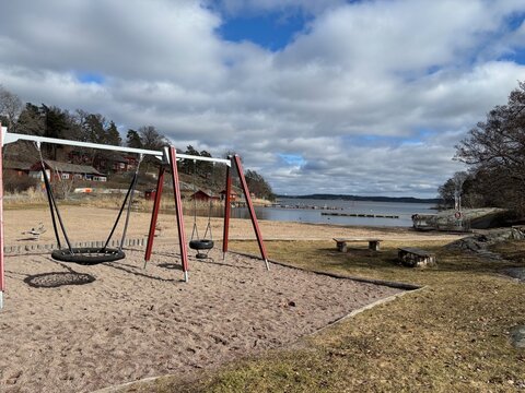 Boo, Nacka, Stockholm, strand, Boobadet, 