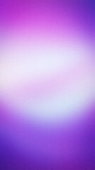 Obraz premium Abstract grainy gradient background with soft purple violet and white light blur