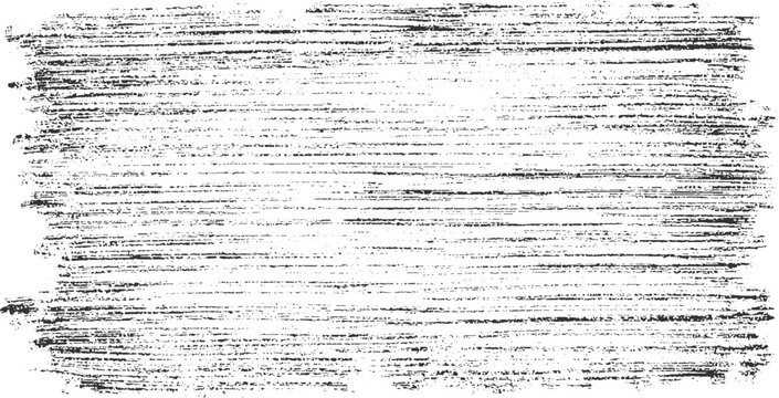 Black charcoal scribbles and smudges on white paper background texture