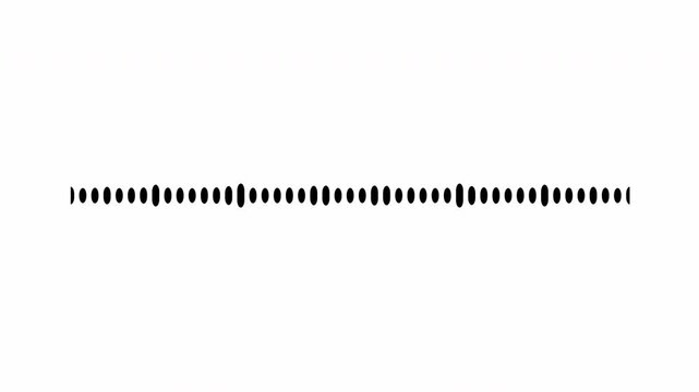 Audio wave spectrum, white background, animated audio waveform spectrum, black audio visualizer on background, audio waveform visualization, audio image, waveform loop, audio equalizer.