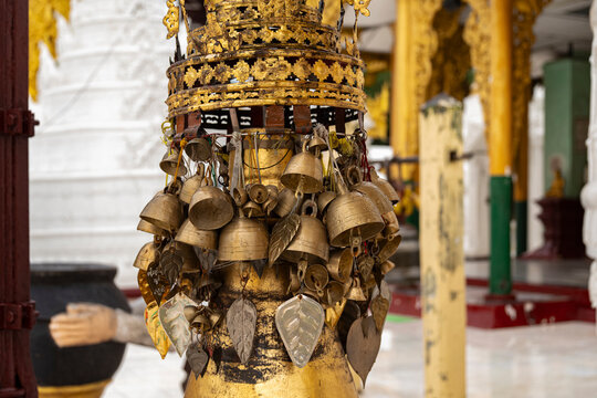 Ornamental detail from a Burmese temple