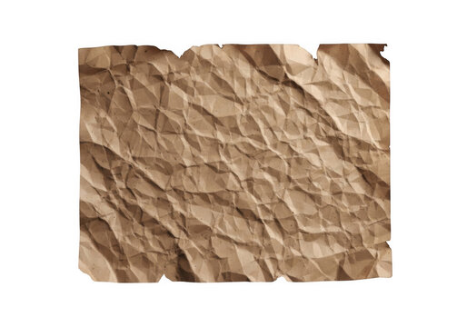 Brown clay texture with rough surface isolated on transparent background