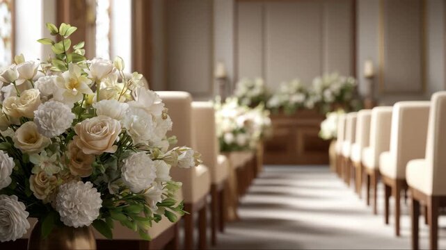 Ceremony venue visual for wedding and event promotion