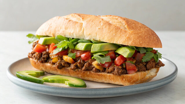 mexican torta sandwich