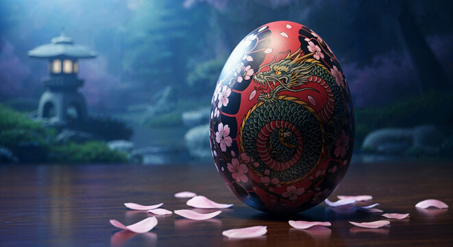 Rock Music Themed Easter Eggs with Rabbit Musicians &ndash; Creative Digital Illustrations 