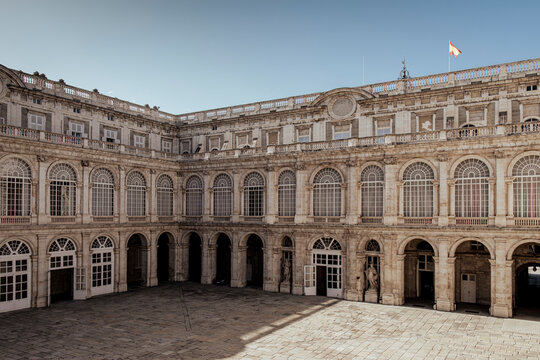 Royal Palace of Madrid. Spain. Europe.