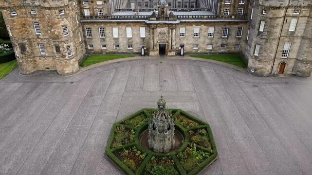 Aerial Edinburgh Gothic Architecture Castles and Historic Kirkyards