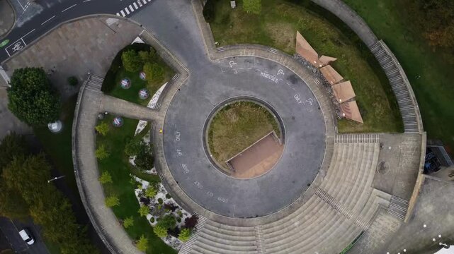Aerial Edinburgh Gothic Architecture Castles and Historic Kirkyards