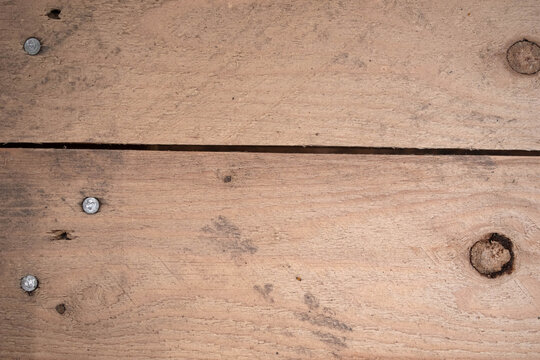 Tablas de madera rectangulares con clavos idael para texturas