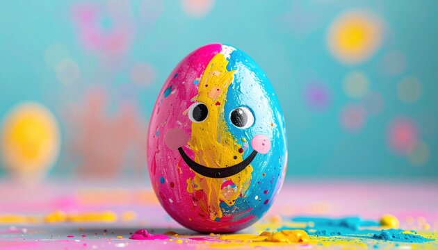  Colorful emotion easter egg