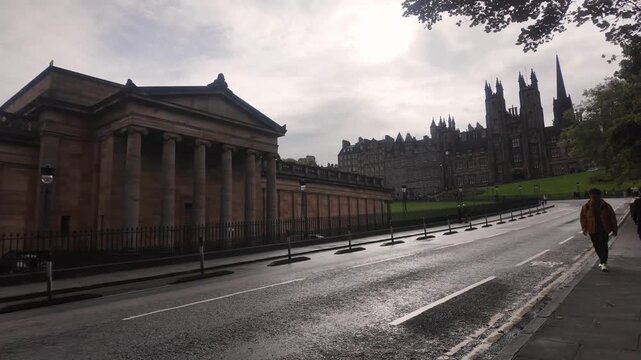 Cinematic Edinburgh Gothic Architecture Castles and Historic Kirkyards