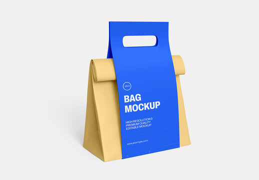 Packaging Bag Mockup Template