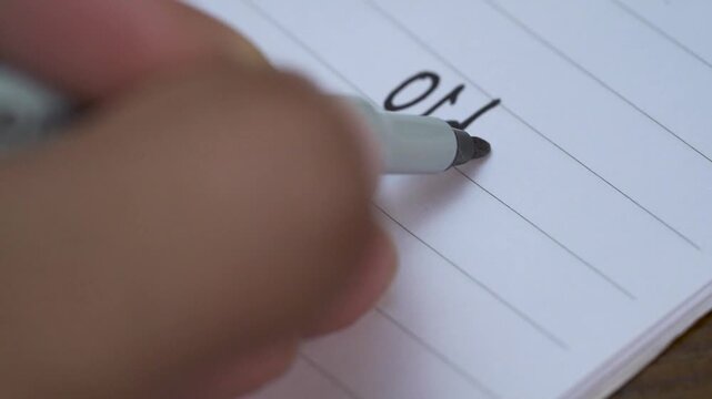 Handwriting Transition from Old to New for Innovation Concept