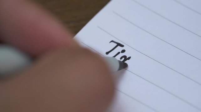 Handwriting Transition from Tired to Energy for Burnout Recovery