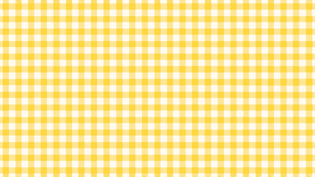 A vibrant repeating pattern of yellow and white checkered squares