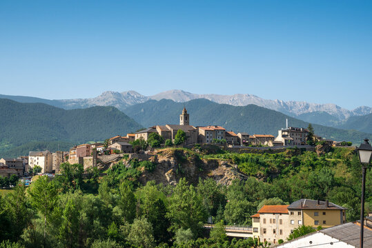 Bellver de Cerdanya is a medieval town on top of a hill in the region of Lower Cerdanya, province of Lleida, Catalonia, Spain