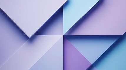 Obraz premium Abstract geometric shapes with gradient color transitions and clean lines