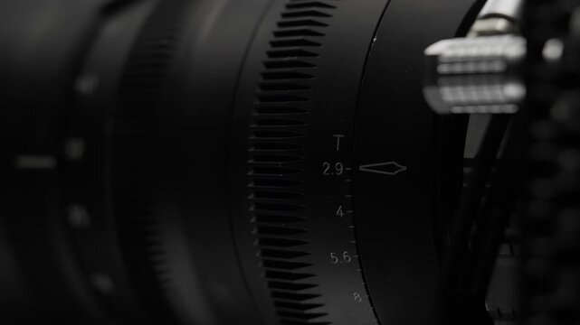 Cine Lens Iris Calibration Close Up