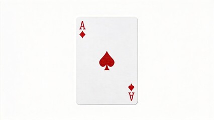 Obraz premium Ace of Spades Isolated on White Background Classic Red Symbol Gambling Poker Casino Luck Winning Deck Game Entertainment Playing Card,detail,detail,detail,detail,detail,detail