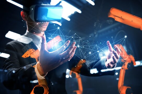 Future VR technology for mechanized industry robot arm control