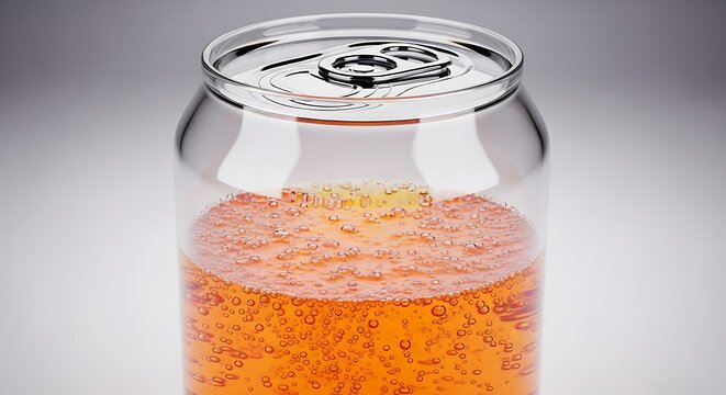 orange salmon caviar in a glass jar with metal lid. lata refresco 