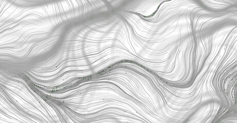 Abstract graphic design featuring flowing lines in shades of grey, evoking feelings of motion and energy, suitable for b © vegefox.com