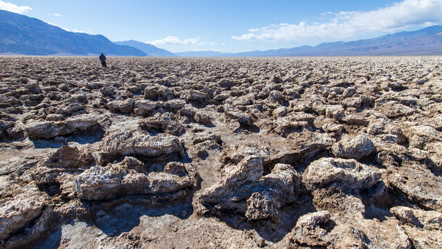 Devils Golf Course In Death Valley National Park