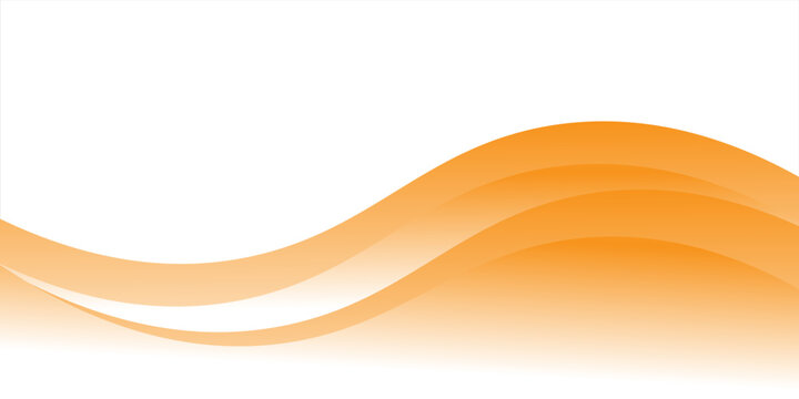 Abstract orange waves background, minimal waves design concept
