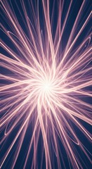Fototapeta premium Intense energetic flow of complex vibrant shapes and dramatic light streams creating a powerful conceptual background design element, wave, energy, ripple