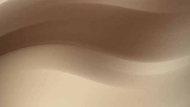 Abstract soft beige and brown waves in a smooth gradient suitable for background designs, marketing materials, and calming visual content.