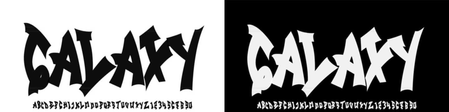 Groovy Font. Graffiti Font. Creative Hand Drawn Uppercase .Street Art Classic Lettering Fashion Designs Typography modern serif vector illustration.eps