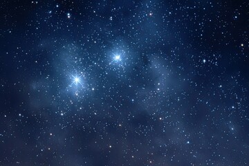 Fototapeta premium Vast Cosmic Expanse of the Night Sky Filled with Twinkling Stars and Nebulae.