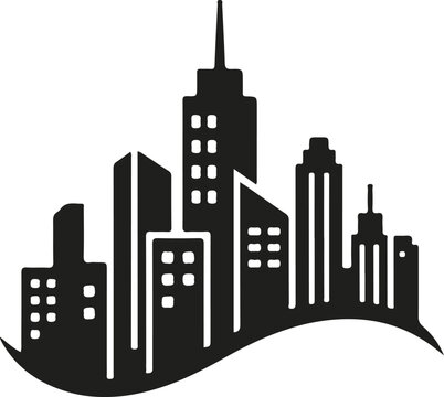 City skyline silhouette