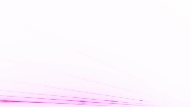 glowing data transmission via fiber optic cable for internet broadband expansion, FTTH, digitization, download, upload, streaming, telecommunications, network, connection, technology, magenta, white