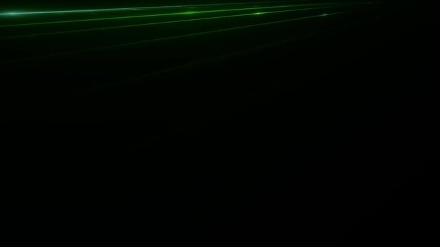 glowing data transmission via fiber optic cable for internet broadband expansion, FTTH, digitization, download, upload, streaming, telecommunications, network, connection, technology, green, black