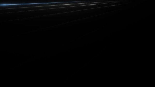 glowing data transmission via fiber optic cable for internet broadband expansion, FTTH, digitization, download, upload, streaming, telecommunications, network, connection, technology, blue, black