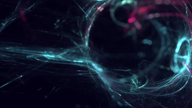A luminous expansive glowing energy force field, mass in the universe &ndash; science, connections, flow, innovation, dynamism, microscopic, medicine, research, somatic cells, neural network, blue
