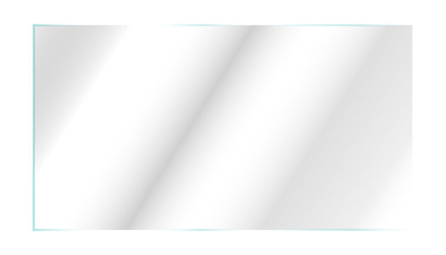 realistic transparent glossy glass panel light glare reflection background