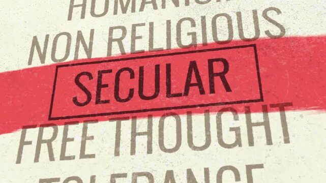 Secular 3D Scrolling Title Animation