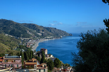 Fototapeta premium Toarmina town, Sicily, Italy