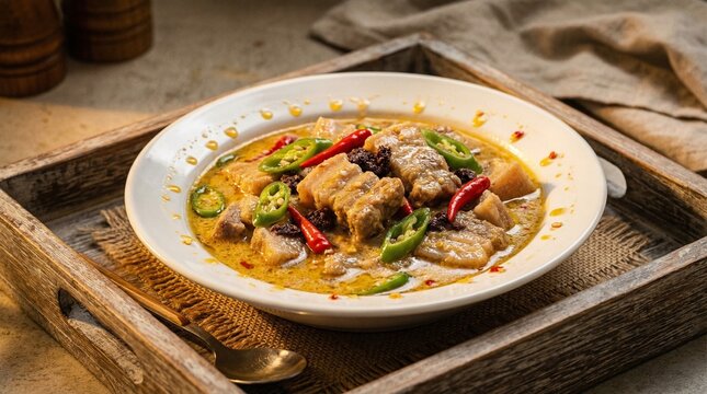 Spicy Filipino Bicol Express with Coconut Milk